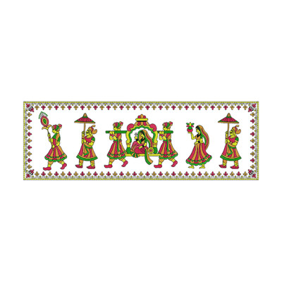 Bridal Dolly Embroidery Design For Blouse Back