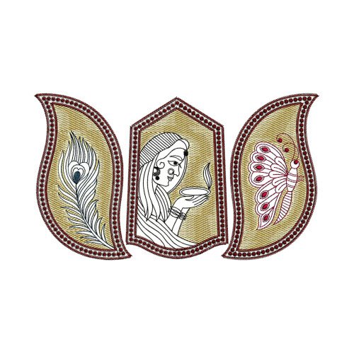 Bridal Machine Embroidery Design