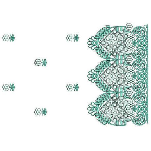 Cushioning Stitches With Start Embroidery Design 24786