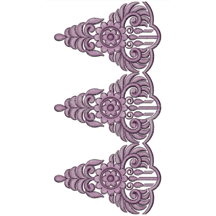 Cut Work Lace Embroidery Design 25401