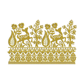 Deer Machine Embroidery Design