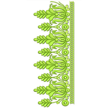 Ecuador Style Simple Border Embroidery Design 24804