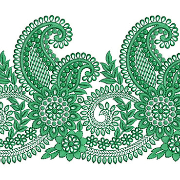 Embroidery Border For Pashmina Stole