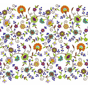 Embroidery Border For Window Curtain