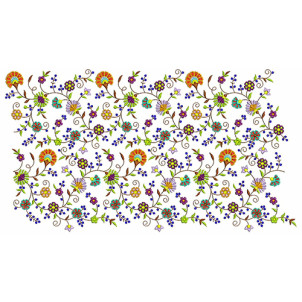 Embroidery Border For Window Curtain