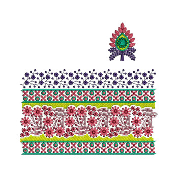 Embroidery Border Pattern
