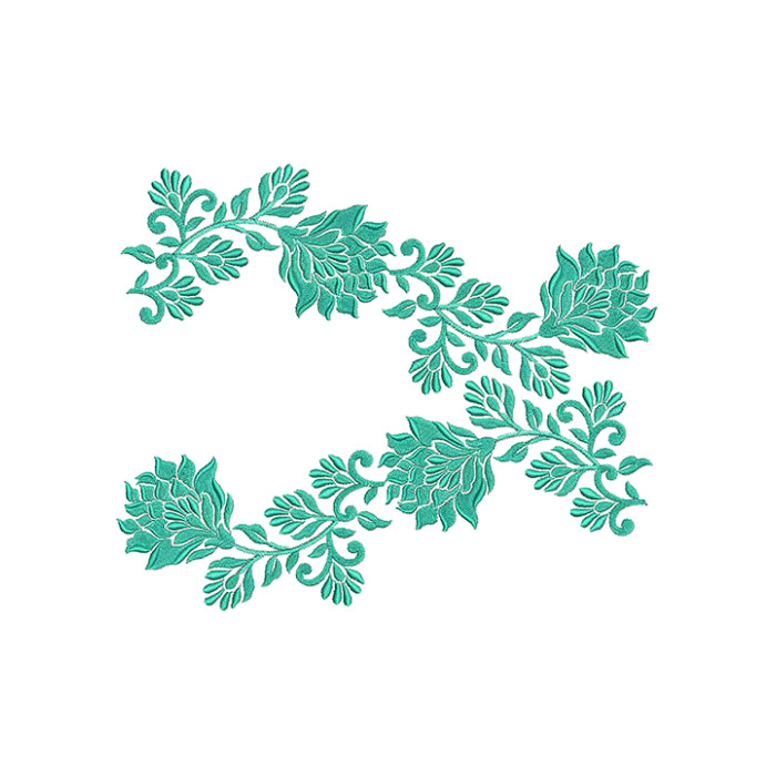 Embroidery Pattern For European Curtain