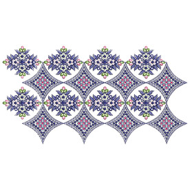 Floral Sequins Embroidery For Evening Dress