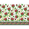 Flower Border Embroidery Pattern