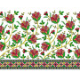Flower Border Embroidery Pattern