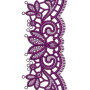 Freestanding Dress Border Embroidery Design 24838