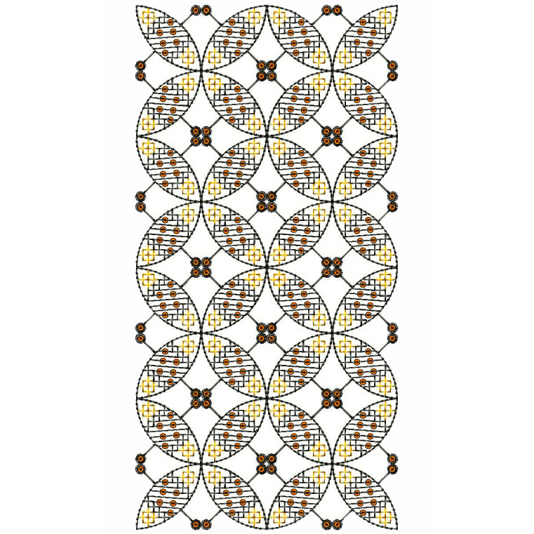 Geometric Allover Machine Embroidery Designs 25537