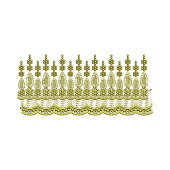 Indonesia Cutwork Embroidery Border