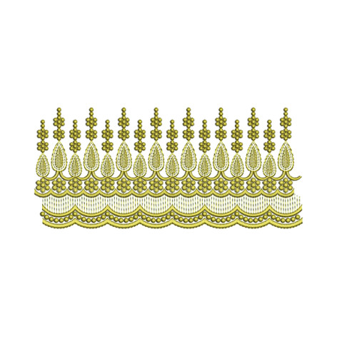 Indonesia Cutwork Embroidery Border