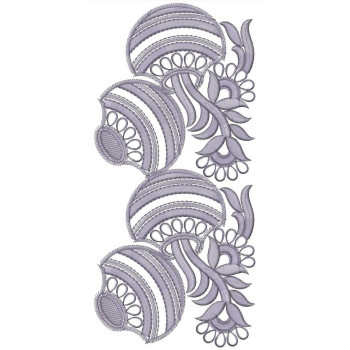 Kumbh Border Embroidery Design 24811