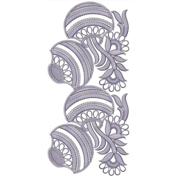 Kumbh Border Embroidery Design 24811
