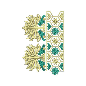 Little Birds With Beautiful Border Embroidery Design 24756