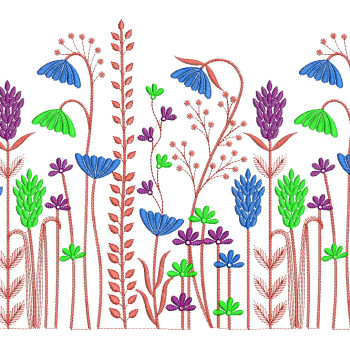 Long Kurti Embroidery Design