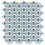 Majolika Pattern Sequins Border