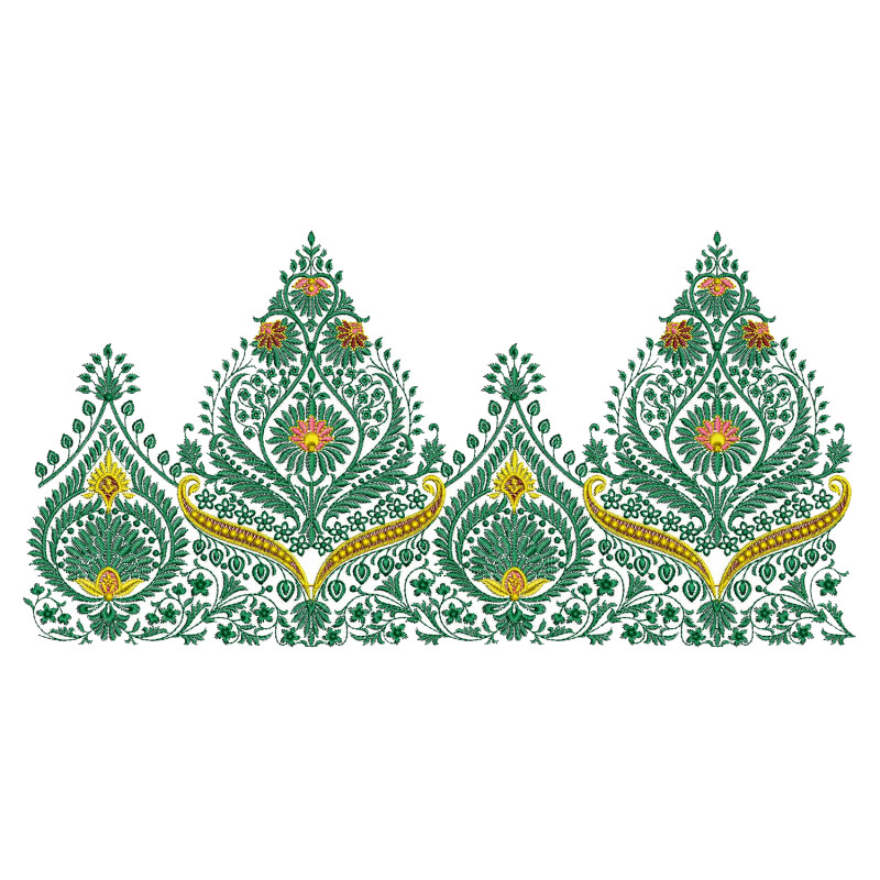 Malaysian Embroidery Border