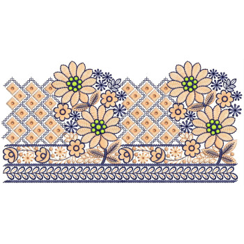 Native American Embroidery Border