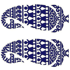 Persian Paisley Border Embroidery Design 24739