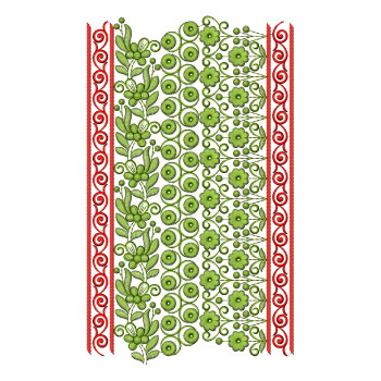 Saree Border Embroidery Designs 26215