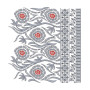 Sequins Border Embroidery Design 25733