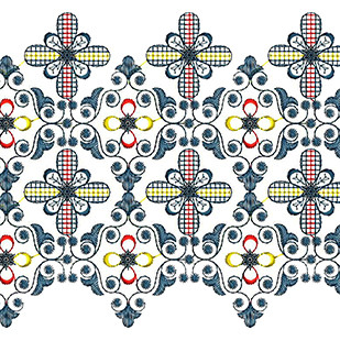 Sequins Embroidery Border For Arabic Dresses