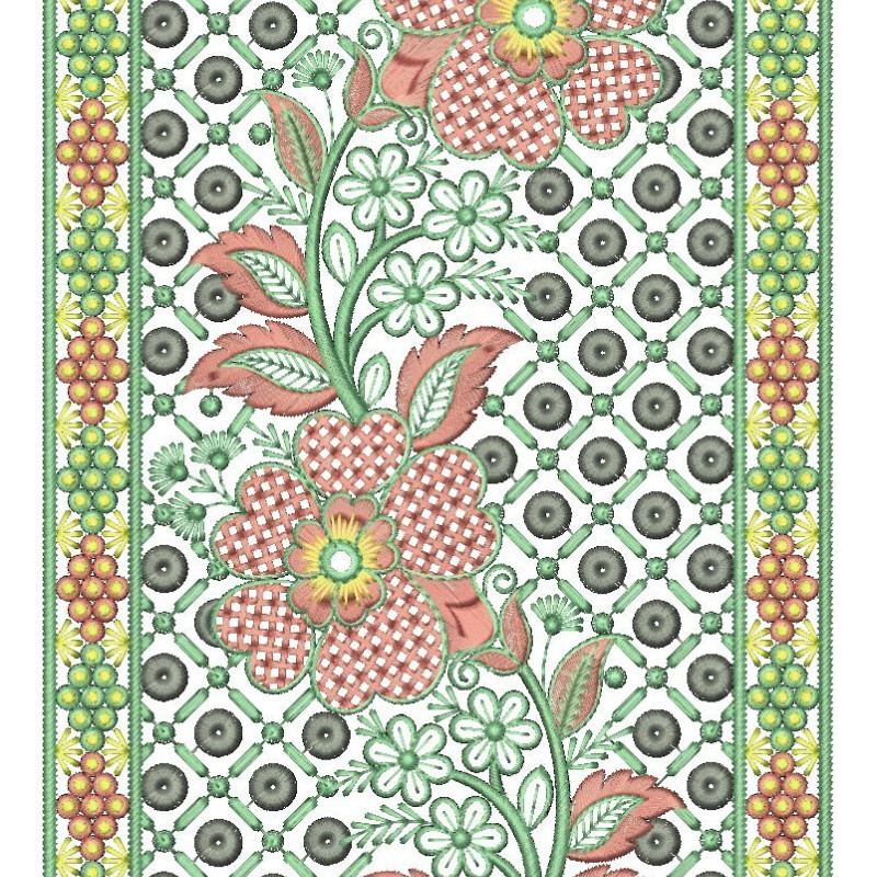 Simple Border Embroidery Designs 26238