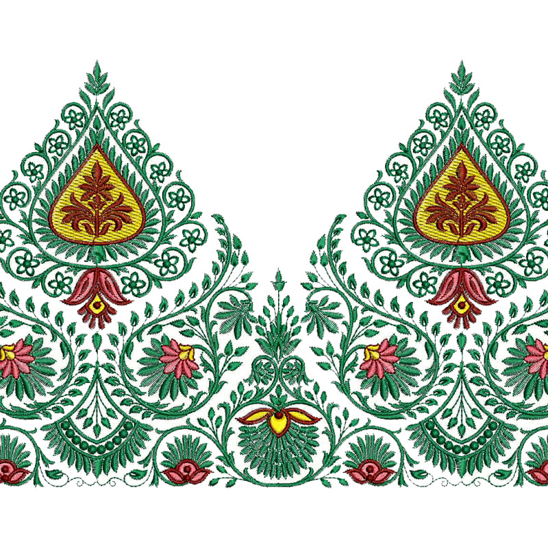 Traditional Mexican Embroidery Design