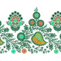 Traditional Russian Floral Embroidery Pattern