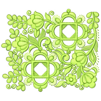 Traditional Wear Border Embroidery Design 25337