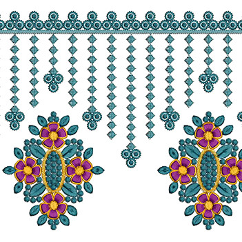 Traditional Indian Embroidery Design