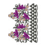Unique Big Border Embroidery Design 25122