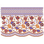 Embroidery Border With Sequins