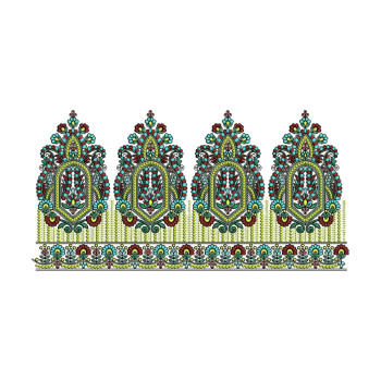 Kutch Work Designs For Sarees