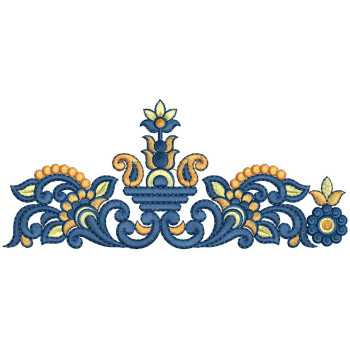 Ornate Style Embroidery Design