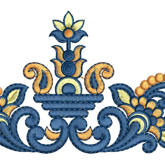 Ornate Style Embroidery Design