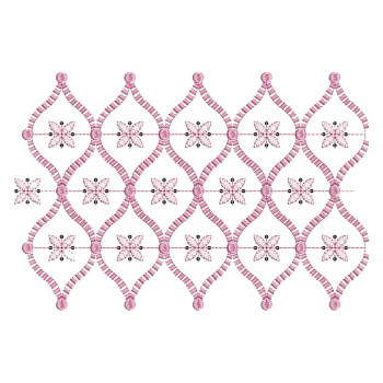 Sequins Border Embroidery Design