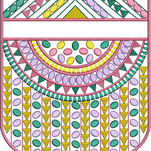 Kenya Denim Handbag Embroidery Design 21351