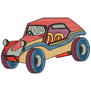 Classic Car Embroidery Design 22248