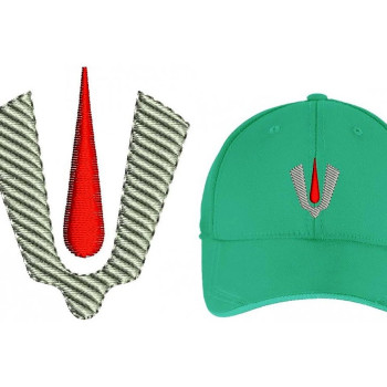 Iskcon Tilak Embroidery Design 25456