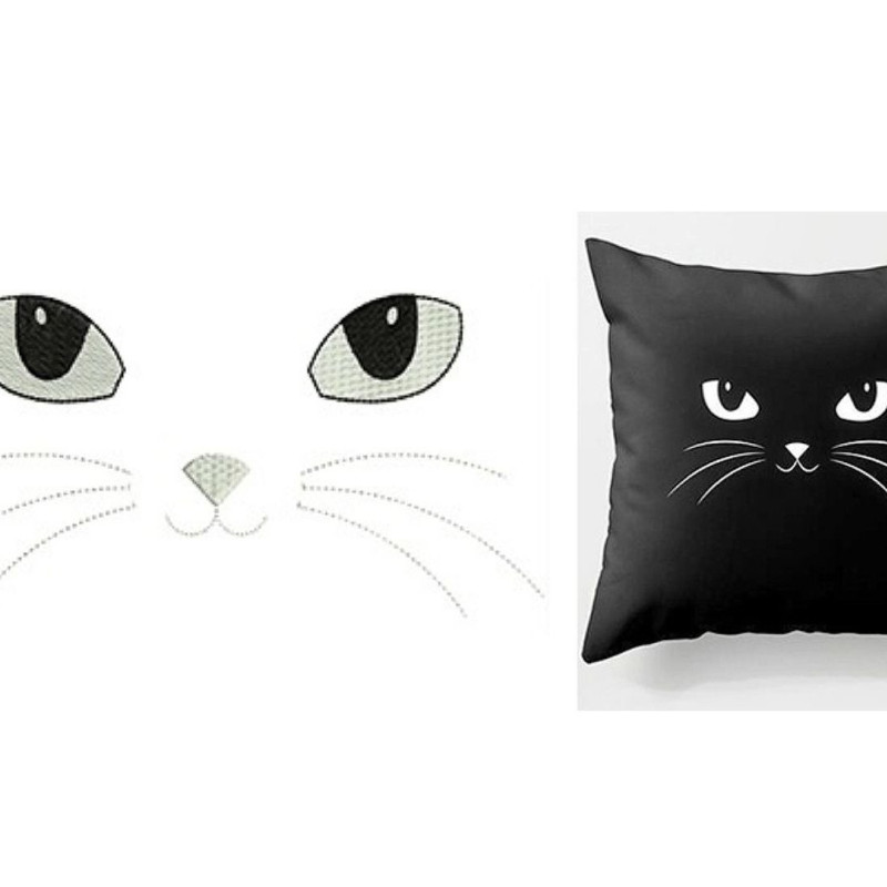 Black Cat Embroidery Designs 30310