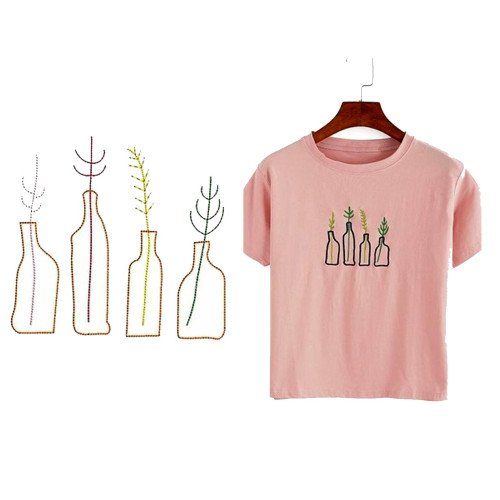 Doodle Plants  Embroidery Design 30308