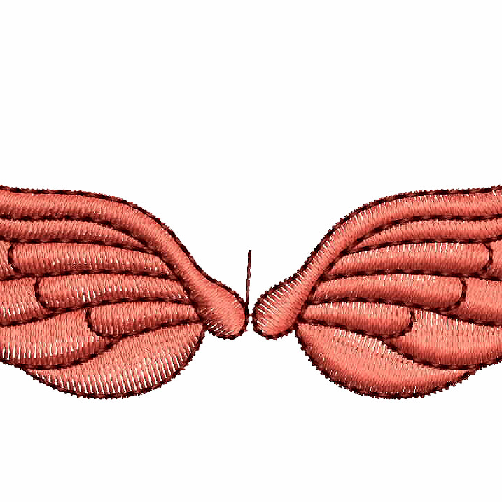 Angel Wings Embroidery Designs 25632