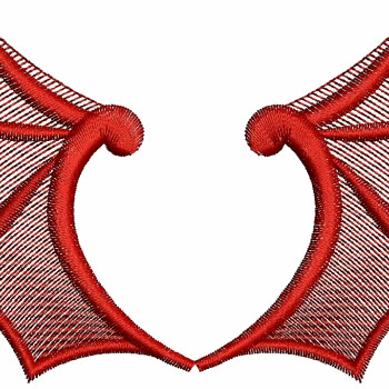 Bat Wings Embroidery Machine 25631