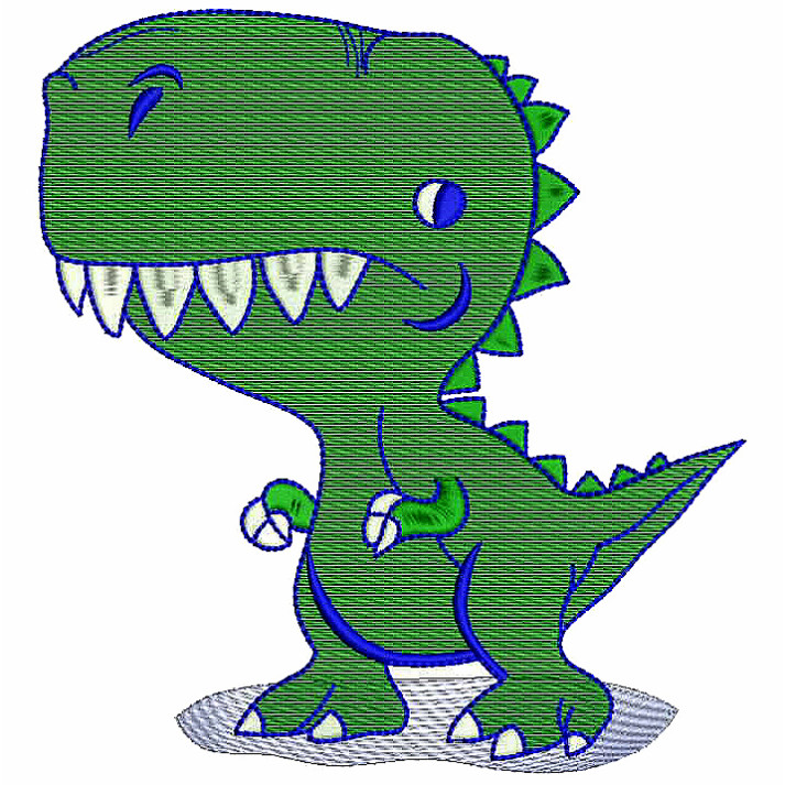 Cartoon Dragon Embroidery Designs 25636