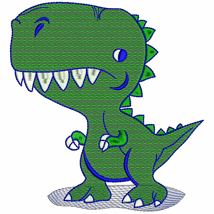 Cartoon Dragon Embroidery Designs 25636