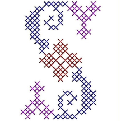 Cross Stitch kids Dress Embroidery Design 24881